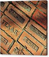 Texas Red Brick Canvas Print