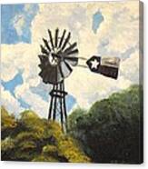 Texas Windmill Canvas Print