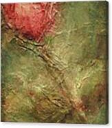 Textured Rose Art Canvas Print