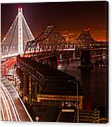 The Bay Bridges Canvas Print