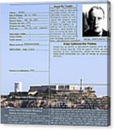 The Birdman Of Alcatraz San Francisco 20130323v2 Canvas Print