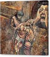 The Body Of Jesus Is Taken Down From The Cross Canvas Print