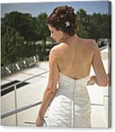 The Bride's Back Canvas Print