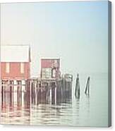 The Cannery In Fog Canvas Print