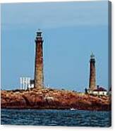 The Cape Ann Lighthouse On Thacher Island Canvas Print