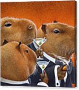The Capybara Club... Canvas Print