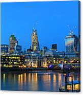 The Cheesegrater And The Walkie Talkie Canvas Print