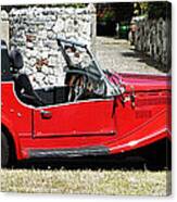 The Classic Red Convertible Canvas Print