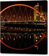 The Clyde Arc In Red Canvas Print
