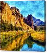 The Crooked River Canvas Print
