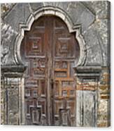 The Door Of Espada Mission Canvas Print