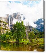 The Door To Heaven Above Yosemite National Park Canvas Print