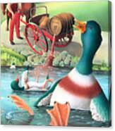 The Drunken Duck Canvas Print