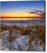 The Dunes At Sunset Canvas Print