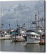 The Fishing Boats At Westport Canvas Print