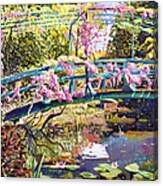 The Footbridge At Giverny Canvas Print