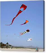 The Forgotten Joy Of Soaring Kites Canvas Print