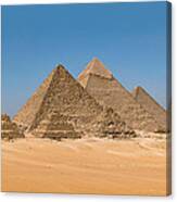 The Giza Pyramids Canvas Print