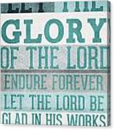 The Glory Of The Lord- Contemporary Christian Art Canvas Print