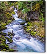 The Gorge Creek Waterfall Canvas Print