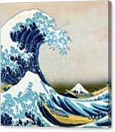The Great Wave Off Kanagawa Canvas Print