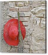 The Hanging Red Hat Canvas Print
