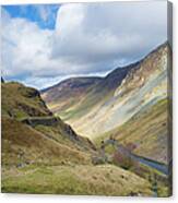 The Honister Pass Towards Buttermere Canvas Print