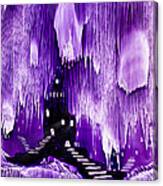 The Kings Purple Castle Painting In Wax Canvas Print