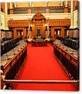 The Legislature Victoria Bc Canvas Print