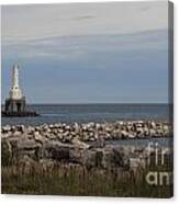 The Lighthouses In The Distance Canvas Print