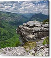 The Linville Gorge From Shortoff Canvas Print