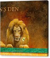 The Lion's Den... Canvas Print