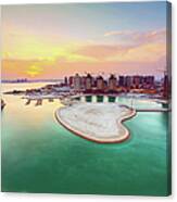 The Majestic Pearl Of Qatar Canvas Print