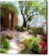 The Meditative Garden Canvas Print