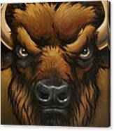 The Mighty Bison Canvas Print