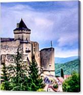 The Old Cathar Stronghold Canvas Print