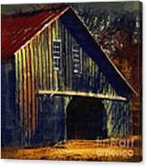 The Old Iowa Hay Barn Canvas Print