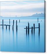 The Old Pier Of Sausalito Canvas Print