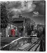 The Old Red Telephone Box Canvas Print