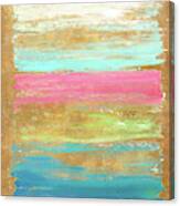 The Palette With Pink Canvas Print