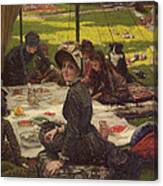 The Picnic Dejeuner Sur Lherbe, C.1881-2 Panel Canvas Print