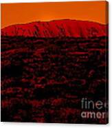 The Red Center D Canvas Print