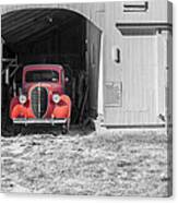 The Red Truck Canvas Print