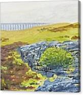The Ribblehead Viaduct Yorkshire Uk Canvas Print