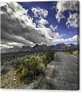 The Road To Red Rock Canvas Print