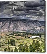 The Road To Yellowstone National Park Canvas Print