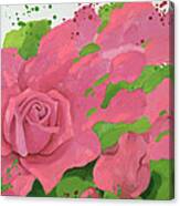 The Rose, In The Festival Of Light Canvas Print