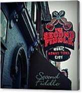 The Second Fiddle Canvas Print