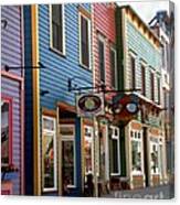 The Shops In Crested Butte Canvas Print