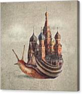 The Snail's Daydream Canvas Print